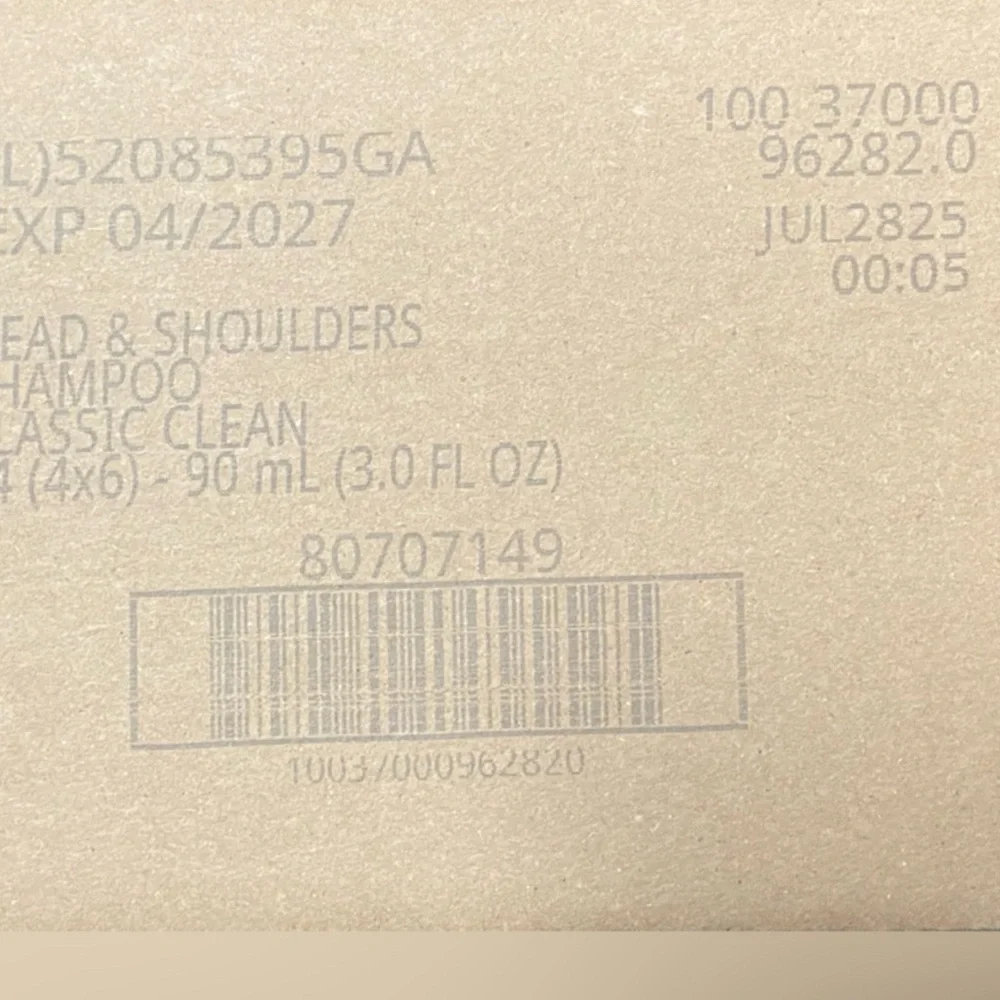 Head & Shoulders you will